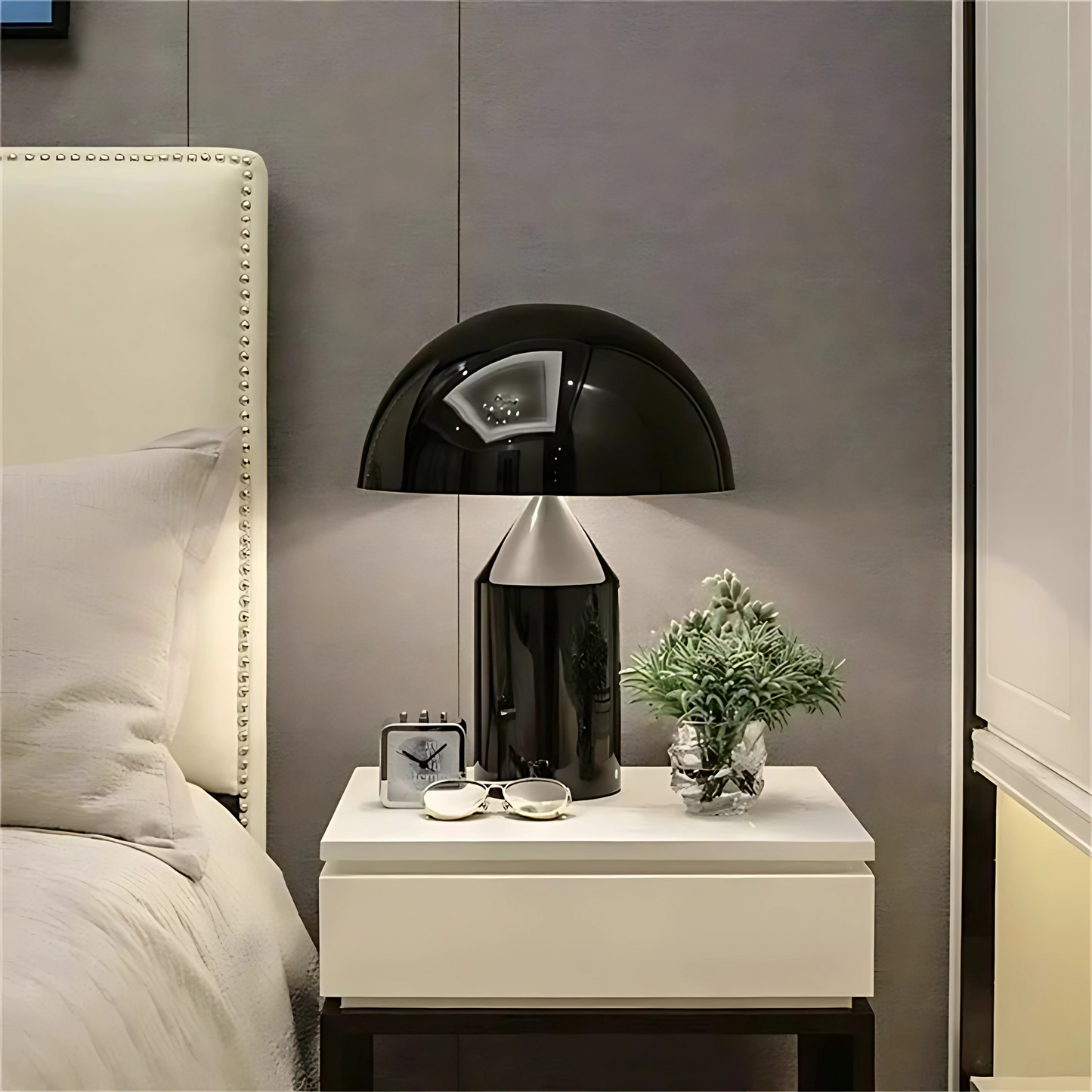 Lampe sur pied de table - Champignon LED Moderne, Design Luxueux et Élégant