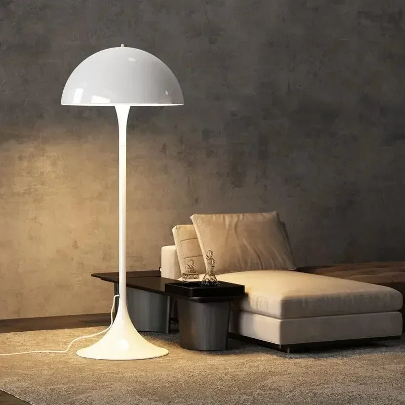 Lampe sur pied Salon Moderne LED en Verre – Lumière Réglable 3 Couleurs