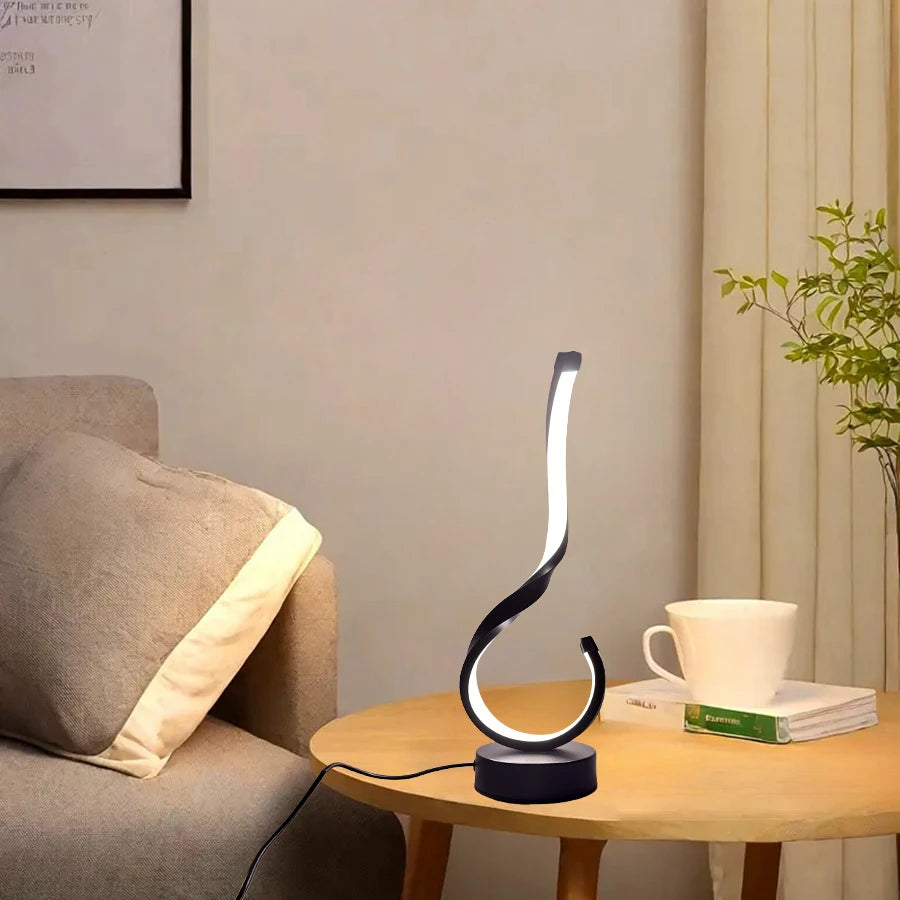 Lampe sur pied de table design - LED Art Déco, Éclairage Élégant et Moderne