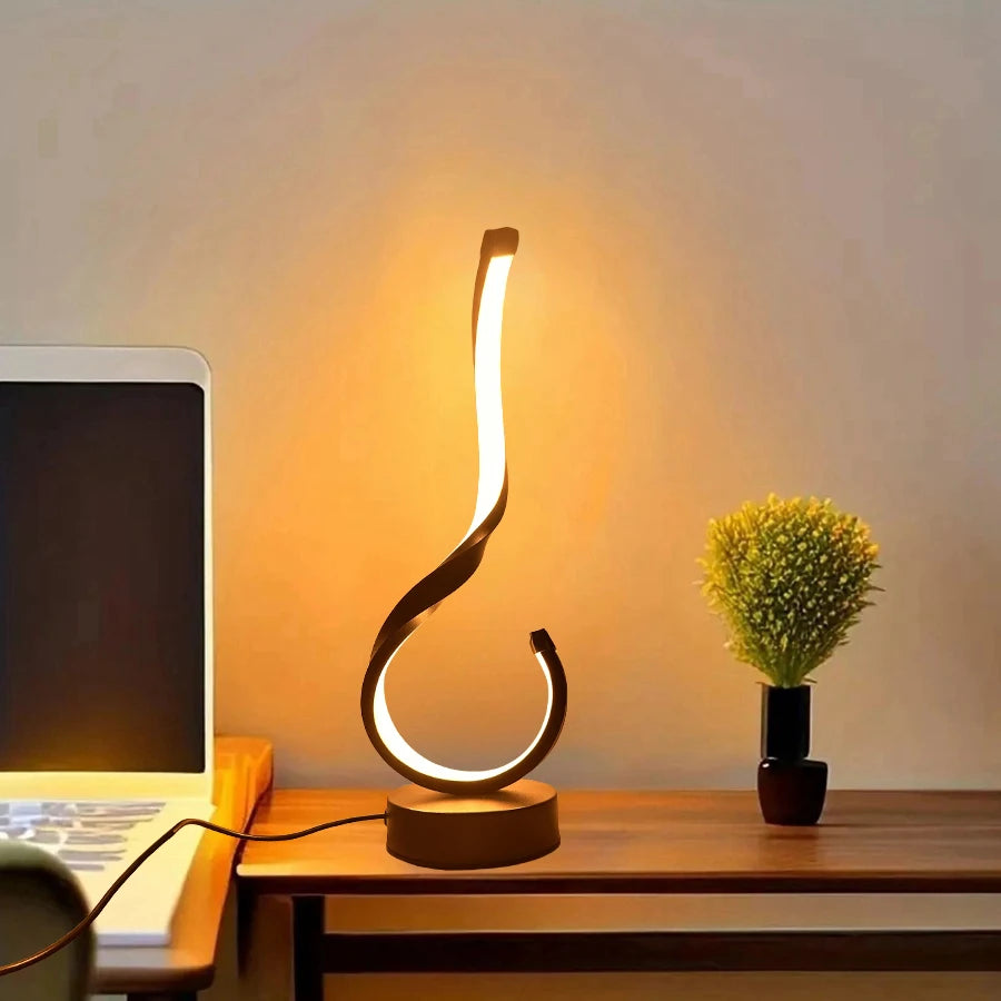 Lampe sur pied de table design - LED Art Déco, Éclairage Élégant et Moderne