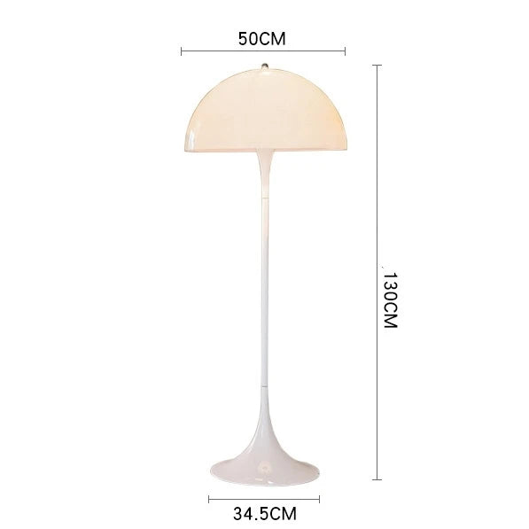 Lampe sur pied Salon Moderne LED en Verre – Lumière Réglable 3 Couleurs