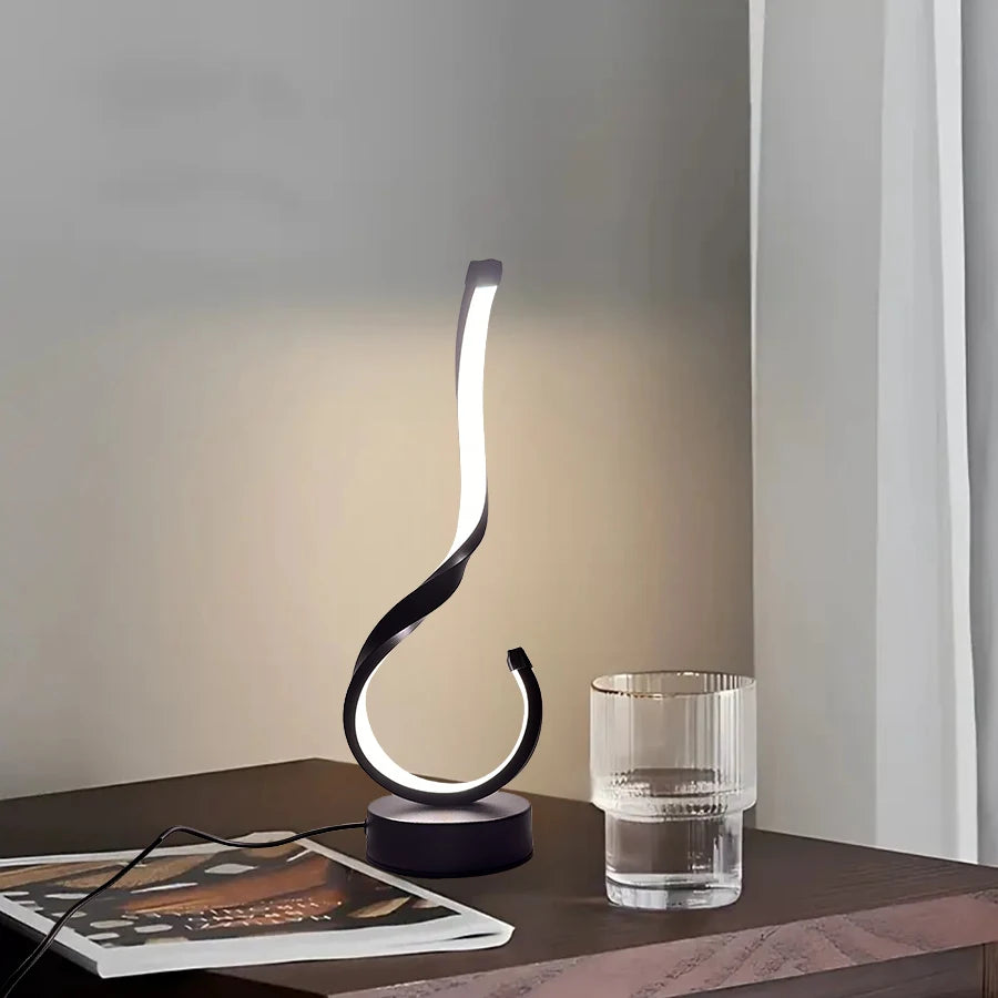 Lampe sur pied de table design - LED Art Déco, Éclairage Élégant et Moderne