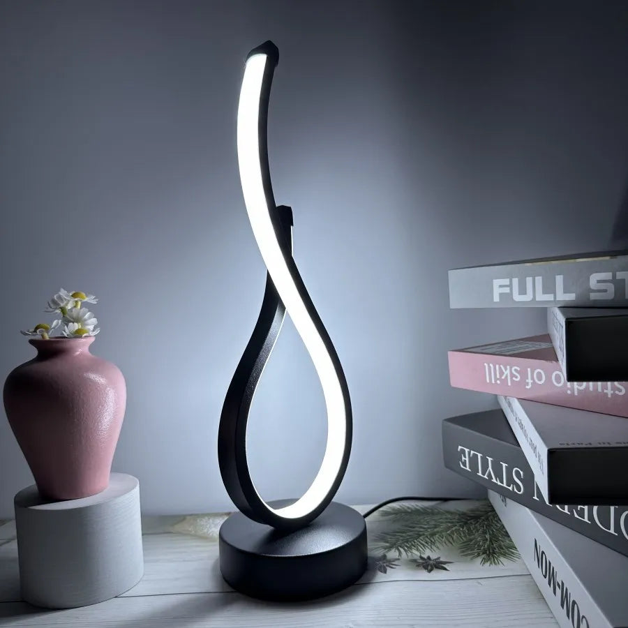 Lampe sur pied de table design - Art Déco Zen, Éclairage Élégant et Moderne