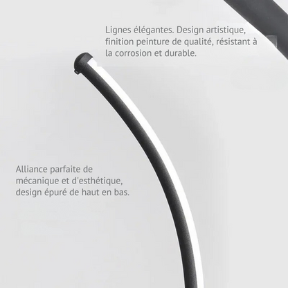 Lampadaire LED Moderne – Design Minimaliste avec Télécommande