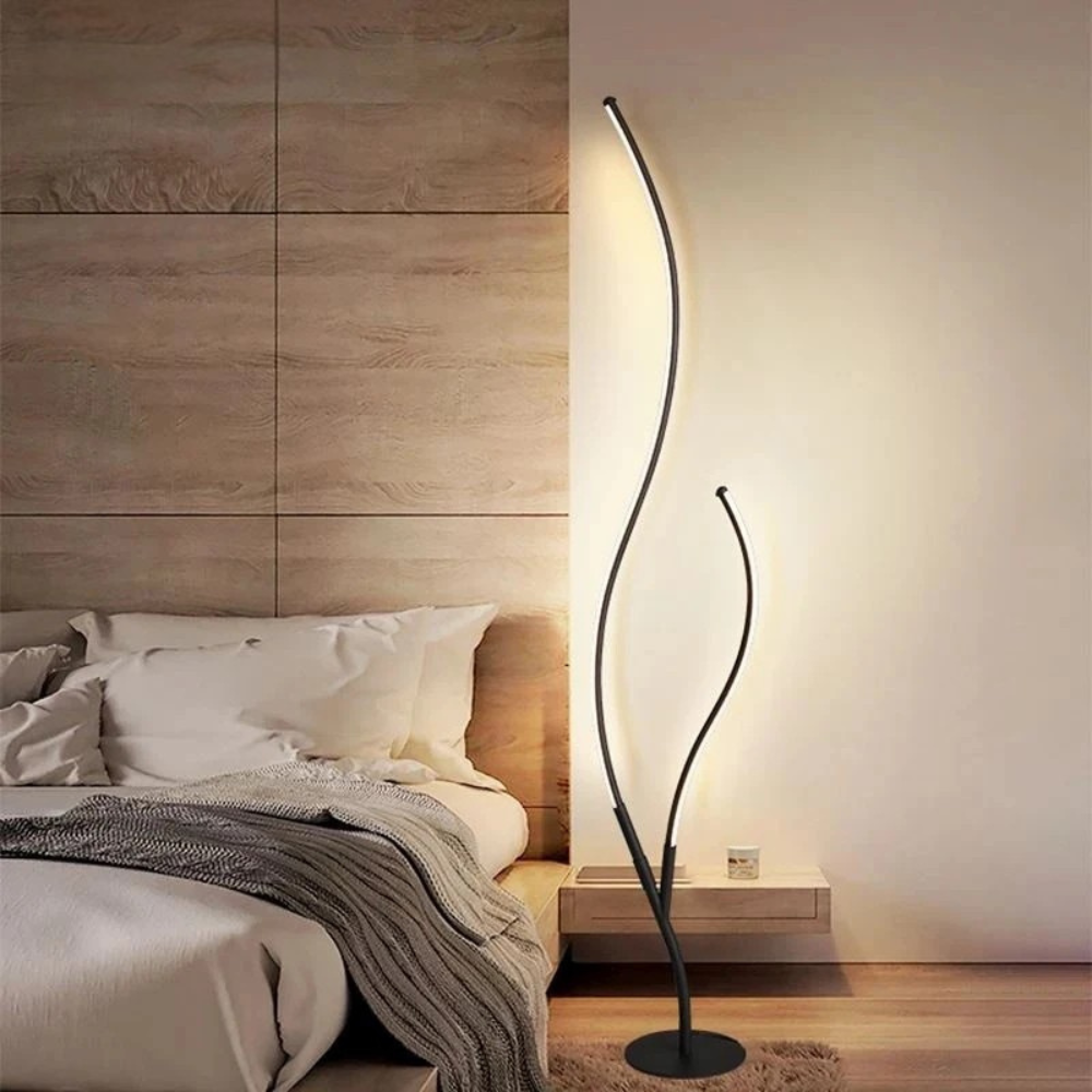 Lampadaire LED Moderne – Design Minimaliste avec Télécommande