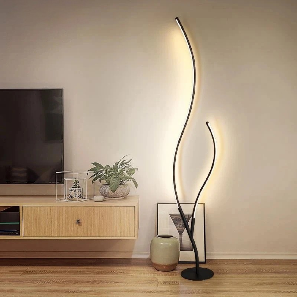 Lampadaire LED Moderne – Design Minimaliste avec Télécommande