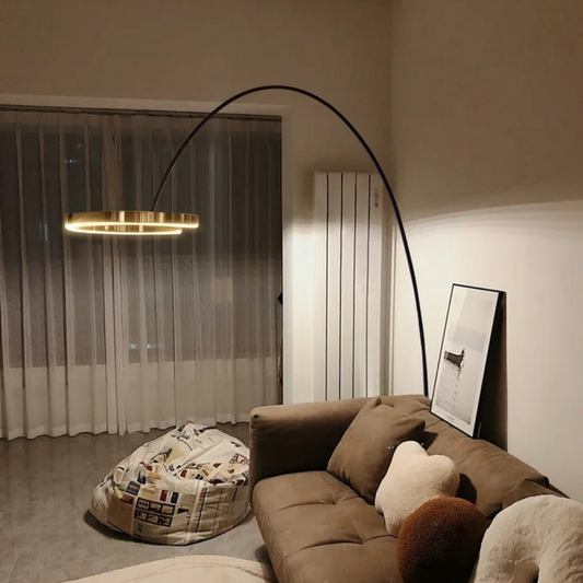 Lampe sur pied Design "Fishing" - Design Moderne Élancé