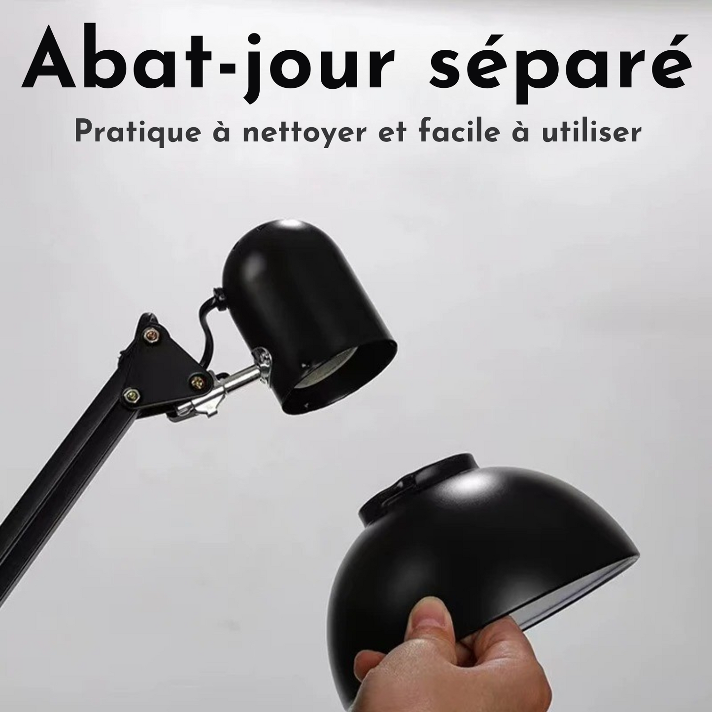 Lampadaire à Bras Pivotant - Éclairage LED RGB