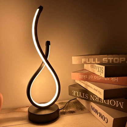 Lampe sur pied de table design - Art Déco Zen, Éclairage Élégant et Moderne
