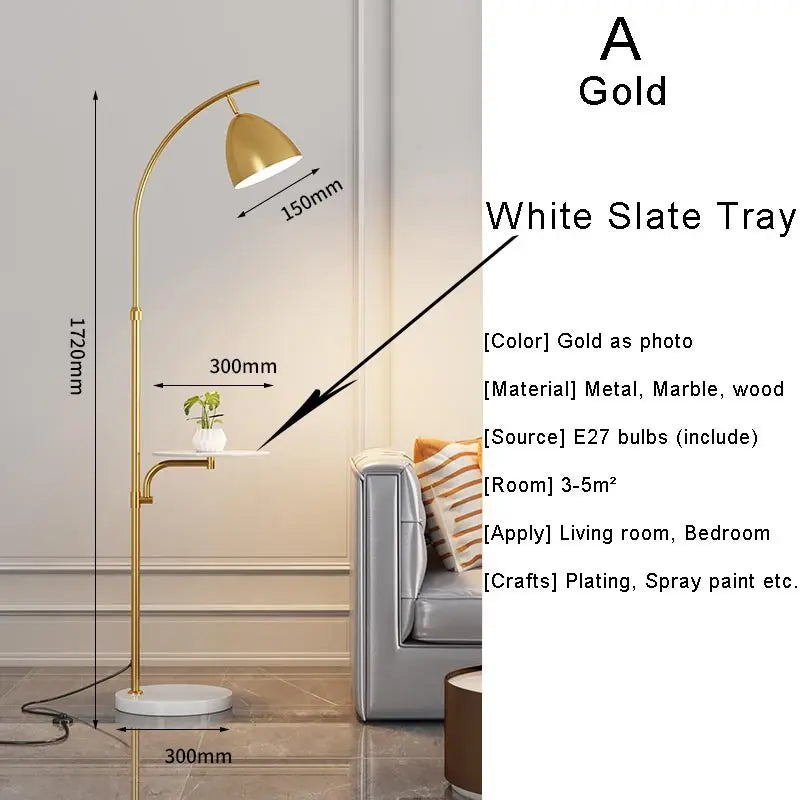 Living Room Led Floor Lamp Design Nordic Stand Light Home Decor Bedroom Bedside Sofa Lighting Fixture Fabric Lampshade Black