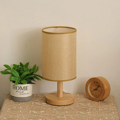 Lampe de Table Minimaliste en Bois – Éclairage Doux et Naturel