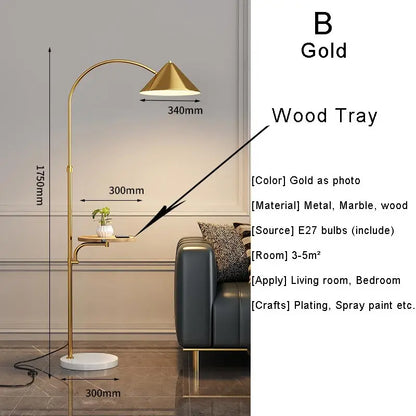 Living Room Led Floor Lamp Design Nordic Stand Light Home Decor Bedroom Bedside Sofa Lighting Fixture Fabric Lampshade Black