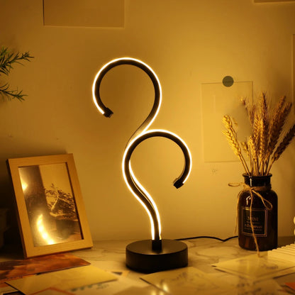 Lampe sur pied de table design - Moderne Zen, Éclairage Apaisant et Élégant