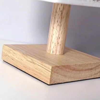 Lampe de Table Chinoise en Bois – Éclairage Doux et Élégant