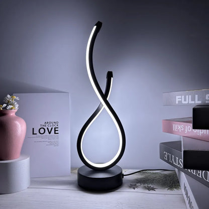 Lampe sur pied de table design - Art Déco Zen, Éclairage Élégant et Moderne
