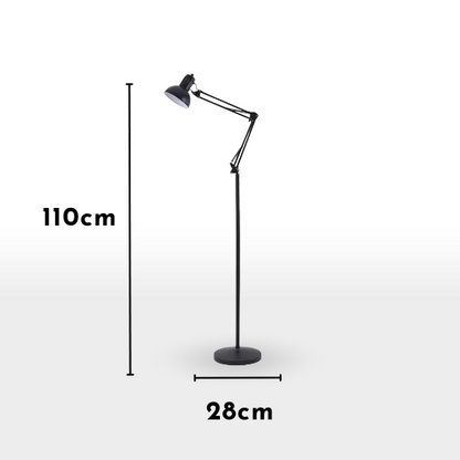 Lampadaire à Bras Pivotant - Éclairage LED RGB