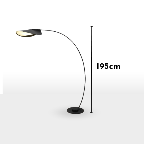 Lampadaire LED Parabole – Éclairage Réglable et Design Moderne